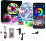  Led szalag szett, RGBIC, WS2811, Bluetooth, távirányító, 5m (5086)