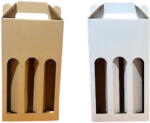  Pálinkás doboz - 3 ablakos - 15, 6x5, 3x27 cm