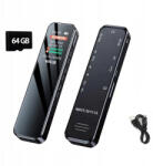 HGWG Professzionális Digitális Diktafon 1536 kb/s 64GB Kém MP3 Érzékelés (64GB)