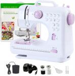  Mini háztartási varrógép 12 öltéssel, pedállal (505A)