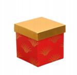  Doboz doboz szögletes piros 8cmx8cm (Myh684949d)