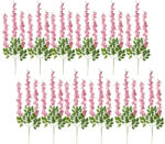 Clayre & Eef Set 12 flori artificiale roz verzi (12) 30x12x110 cm (6PL0318P)