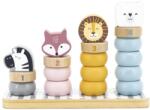 Viga Toys Дървена низанка Viga, Рингове за нанизване PolarB (44022)