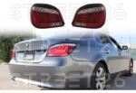 TUNING-TEC Stopuri LED compatibile cu BMW E60 07.03-02.07 Rosu Alb LED BAR (6386)