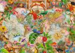 Trefl - Puzzle Premium Plus Tea Time: Antique World Map - 1 000 piese