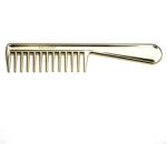 Koh-I-Noor Cosmetics Pieptene auriu cu maner si dinti lati 21, 5 x 4 cm, Koh-I-Noor, 7130G (7130G)