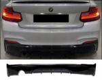 Diffúzor Hátsó Spoiler Hátsó Betét Bmw F22 F23 Fekete Fényes M Csomag