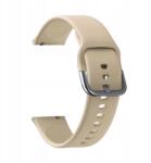  Univerzális Szíj Xiaomi Amazfit Gtr Gts Samsung készülékhez 20mm Bézs Ezüst (20mm)