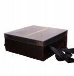  Ajándéktasak fogantyúkkal fekete 20x8cm (MYH611328)