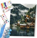 GALAXIA Festés Számok Alapján Kerettel Festmények Számok szerint Vászonkép 40x50 (Malowanie po numerach Życie w Górach)