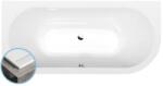 POLYSAN Viva Slim 175x80 cm stânga alb (70119S)
