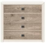 GERBOR KOEN II 008 komód KOM 4S fenyő/tölgy karabel - mindigbutor