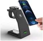 XPRO 3in1 QI mágneses gyorstöltőállomás 15W fekete (127070)