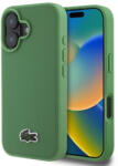 Lacoste Iconic Petit Pique Woven Logo MagSafe tok iPhone 16 Plus készülékhez zöld (LCHMP16MPVCN)
