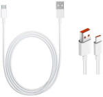 Xiaomi Original USB-C adatkábel 6A 1m - csomagolás nélküli gyári fehér (57983108862)