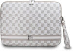 DKNY PU bőr Checkered Pattern and Stripe laptop tok 13/14" bézs (DKCS14PVSHLE)