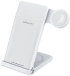 Nillkin PowerTrio 3in1 vezeték nélküli töltő Apple Watch készülékhez fehér (MFI) (57983112093)