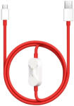 OnePlus OnePlus SUPERVOOC 2in1 töltő adatkábel 8A 1, 2m piros (OP2IN1SPVCABLE)
