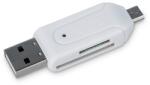 Forever adapter - OTG kártyaolvasó USB / MicroUSB / SD / MicroSD portokkal - graffistore