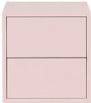 Leziter Boxie 2 fiókos fali szekrény 40x40x37 cm pink LBX40402FPI