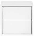 Leziter Boxie 2 fiókos fali szekrény 40x40x37 cm fehér LBX40402FF