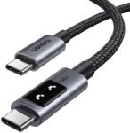 UGREEN Cablu Ugreen Uno USB-C la USB-C 100W, Super Fast Power Delivery, Led Display, 1m, Negru