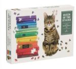 Galison 625 db-os 2-in-1 shaped puzzle - Queen of the Stacks (60136) (60136)