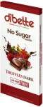 DIBETTE NAS töltött étcsokoládé 80g alk. meggy trüffel izű krém HCN laktózm. malt. 52% kakaó