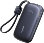 Baseus EnerFill FC21 QPow3 Ultra 10000mAh 22.5W Powerbank digitális kijelzővel és levehető kábellel - Fekete