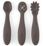 Petite&mars Take&match szilikon gyakorló kanál szett 3db bitter cocoa