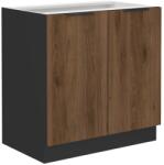 Lempert Niki 34 konyha 80 D 2F BB okapi dió/ fekete