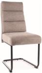 SIGNAL MEBLE Berry étkezőszék fekete láb/ bézs Brego 34