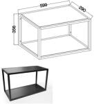 Lempert Niki 34 konyha polc ONE LOFT 60 G-36 okapi dió/ fekete