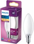 Philips E14 LED izzó, 6, 5W, 806lm, 2700K, meleg fehér