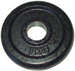 Kubisport Öntöttvas tárcsa 1 kg - 30 mm Súlytárcsa