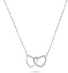 Brilio Silver Romantic colier de argint cu zirconi NCL91W
