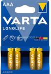 VARTA Longlife AAA (R03) alkáli elem 4db (4103101414)