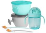 Skip Hop Easy-Feed Étkezési készlet - Zöld/Szürke ( 5 darabos) (9K212910)