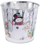 IRIS bádog kaspó kör hóember 13, 515 cm 080873 (080873)