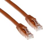 ACT 282792 CAT6A U-UTP Patch Cable 10m Brown, Hálózati kábelek