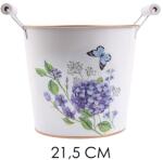 IRIS bádog kaspó füles hortenzia 21, 5cm 80983 (80983)