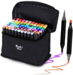 Extralink Extralink, set de markere cu alcool, 80 culori