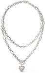 Guess Colier Guess Mon Amor cu cristale JUBN04598JWRHT-U