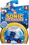 JAKKS Pacific Masinuta din metal, Sonic Nintendo, Sonic, Speed Star