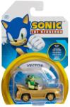 JAKKS Pacific Masinuta din metal, Sonic Nintendo, Vector Beat Monster