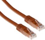 ACT 282794 CAT6A U-UTP Patch Cable 10m Brown, Hálózati kábelek