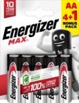 Energizer Elem 1.5V - AA LR6 ceruza Alkáli MN1500, AM3 - 5 db - Energizer Max (EMAA41)