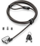 Kensington ClickSafe 2.0 Universal Keyed Laptop Lock kábelzár Fekete 1, 8 M (K68102EU)
