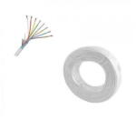 Ted Electric Cablu alarma TED, 8 fire, 8x7x0.2mm CCA, PVC, rola 100ml, 3.7Ohm/km (A0115372)