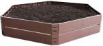 Strend Pro Magaságyás, Strend Pro Garden RB083, 132 x 25 cm, 250 l, polipropilén, 6 részes, kiemelt kivitel (TC2212161)